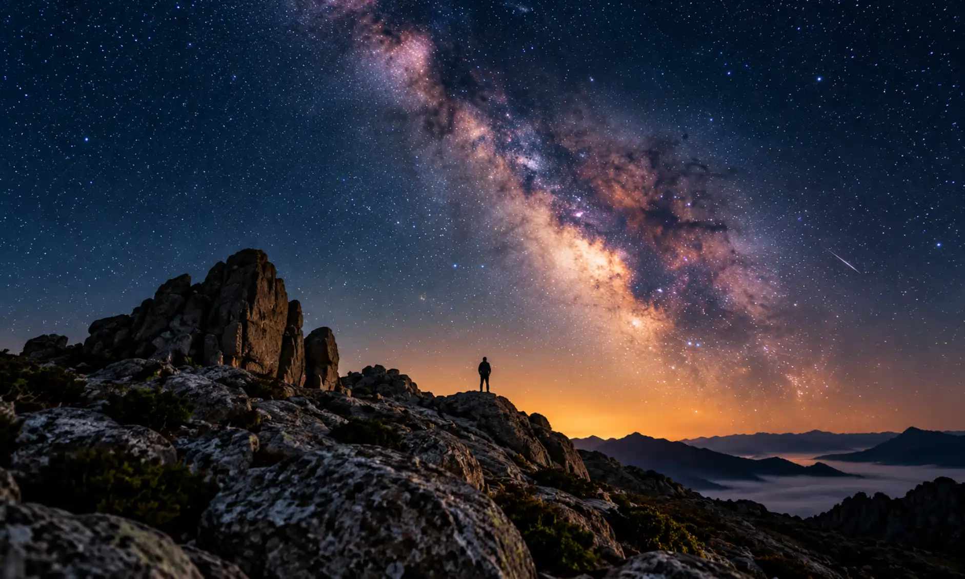 Paisaje astronómico en Málaga